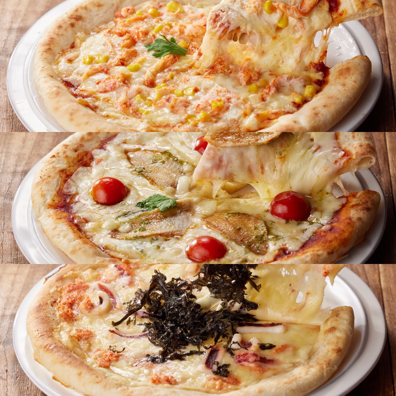 PIZZA TORETATIのピザ3種セット